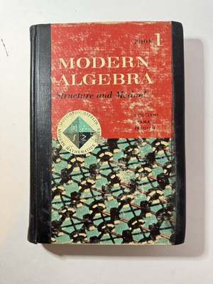 Vintage Modern Algebra Structure And Method 1965 Heavy Wear