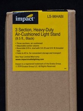 Impact LS-96HABI 9.6ft Heavy Duty Air Cushioned Light Stand   NEW   FAST SHIP
