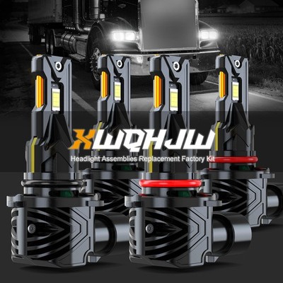 LED Headlights Headlamps Lights Lamps Hi-Lo Combo for 08-12 Honda Accord Sedan