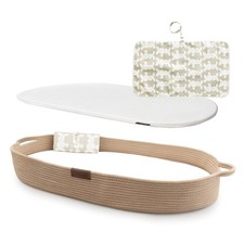 Baby Changing Basket, Portable Diaper Changing Pad, Moses Basket for Newborns...