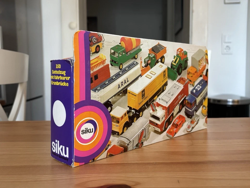 Siku V 350 Hanomag Henschel, Fahrbare Kranbrücke in OVP von 1973 / 1974 - Bild 3 von 4