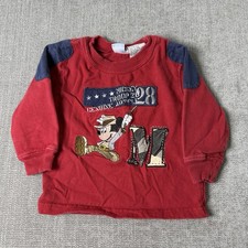 VTG 90s Mickey Mouse Troop DISNEY STORE Embroidered Toddler 18M
