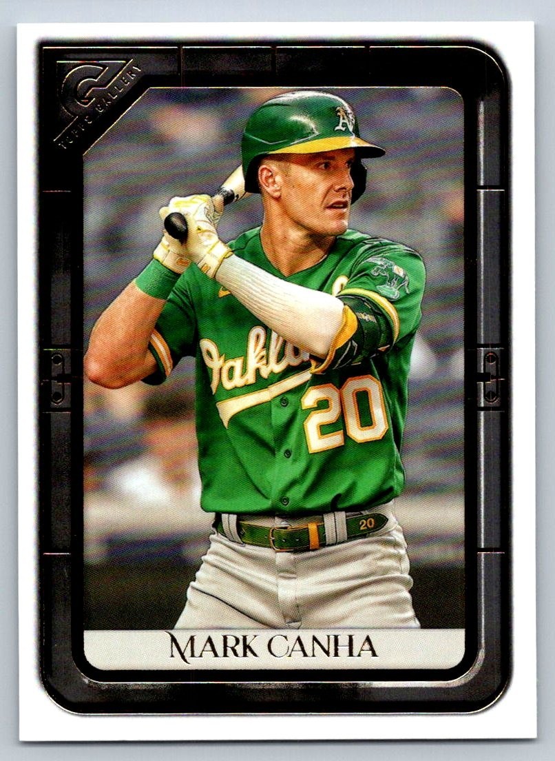 2021 Topps Gallery #166 Mark Canha Oakland Athletics