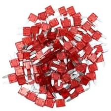 75 Pcs 10Amp Mini Fuse, 10 A Mini Car Blade Automotive Fuses for Vehicle