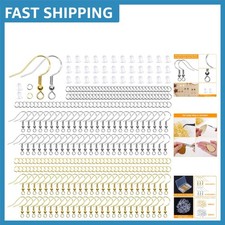Complete 600-Piece Earring Kit - Hypoallergenic Supplies for DIY Jewelry Crafts