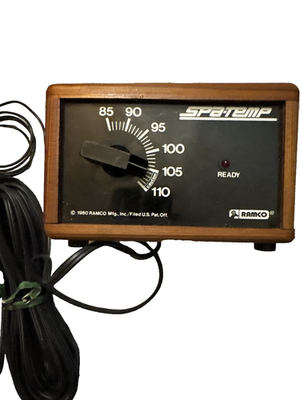 #ad Spa Builders Ramco Spa Temp 1980 Wooden Box Temp Control Probe Rare Works VID $114.68