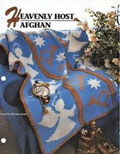Heavenly Host Afghan  Annie's Attic Crochet Afghan Pattern Leaflet