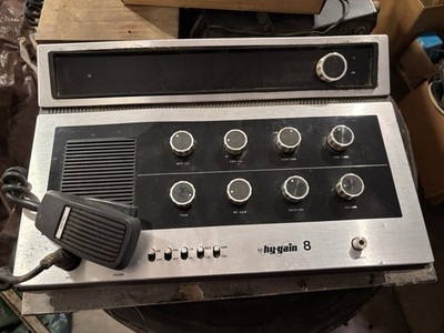 Hy-gain 8 40 channel Solid State 4 watt Base Station Two Way Radio Working
