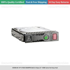653950-001 HP 147GB 15000RPM SAS 6.0 Gbps 2.5" 16MB Cache Hot Swap Hard
