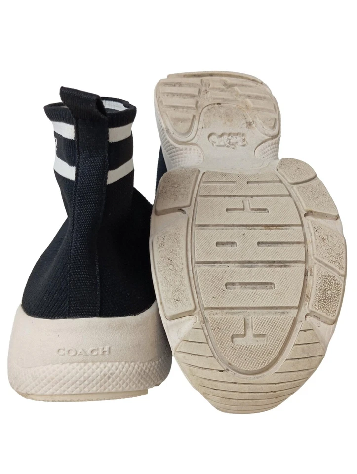 COACH Botas deslizantes Mujeres Botines Talla EU 40 negro look casual - Imagen 2 de 4