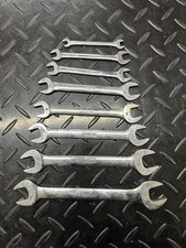Snap-on Metric Double Open End Wrench Set 8pc 6mm-19mm Vom Underline 1980s Snap-on Metric Double Open End Wrench Set 8pc 6mm-19mm Vom Underline 1980s