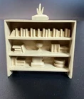 Vintage Marx 1956 Little Red Schoolhouse Bookcase Original Class Furniture #3382