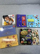 Lot 6 Klutz Craft Books String Games Cat's Cradle Painted Rocks Boondoggle