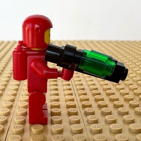 LEGO Space: Classic Red Spaceman, SPACE GUN, sp005, 1593, SUPER MODEL, 1983