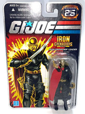 2007 Hasbro GI JOE 25th Anniversary DESTRO 3.75 Action Figure MOC Iron Grenadier