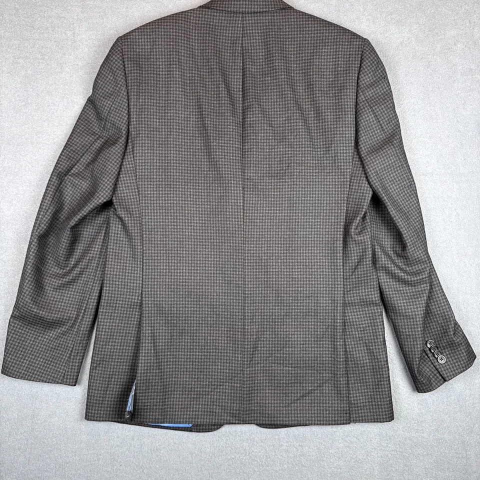 Vince Camuto Para hombres 40L Moderno Lana Blazer Chaqueta Abrigo Deportivo Negro Cuadros Foto 3 de 4