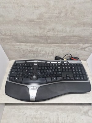 Microsoft Natural Ergonomic Keyboard 4000 v1.0 Model KU-0462 Wired USB Tested