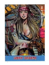 2021 5FINITY Vintage Work Babes (Repurposed) Blank Sketch Card Melike Acar