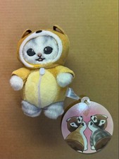 mofusand Raccoon Mascot Plush Keychain Cute Character Toy New