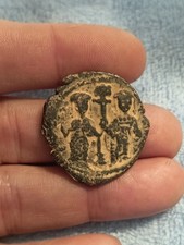 Byzantinischer Follis,Kaiser Konstantin X Ducas, Konstantinopel,Sammlerstück