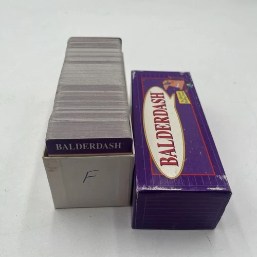 Balderdash The Hilarious Bluffing Game VTG  1995 Parker Brothers OEM Game Cards