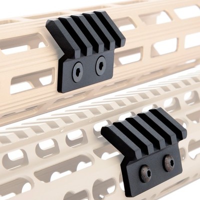 45° Offset Picatinny Rail Mount for M-LOK Keymod Lightweight Aluminum 3/4 Slot