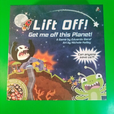 Lift Off! Get Me Off This Planet! Pencil First Games Board Game New Open Box  
