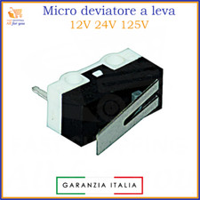 Micro deviatore a leva levetta switch finecorsa elettronico microswitch 12V 24V