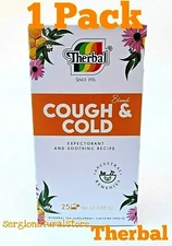 Therbal Tea Colds & Coughs Support 25 Packets Support Congestion and Flu Support