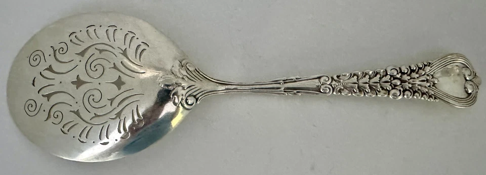 "SERVIDOR DE HUEVOS ESCALFADOS O FRITOS TIFFANY FLORENTINE STERLING 9 1/4"" SIN MONO" Foto 4 de 4