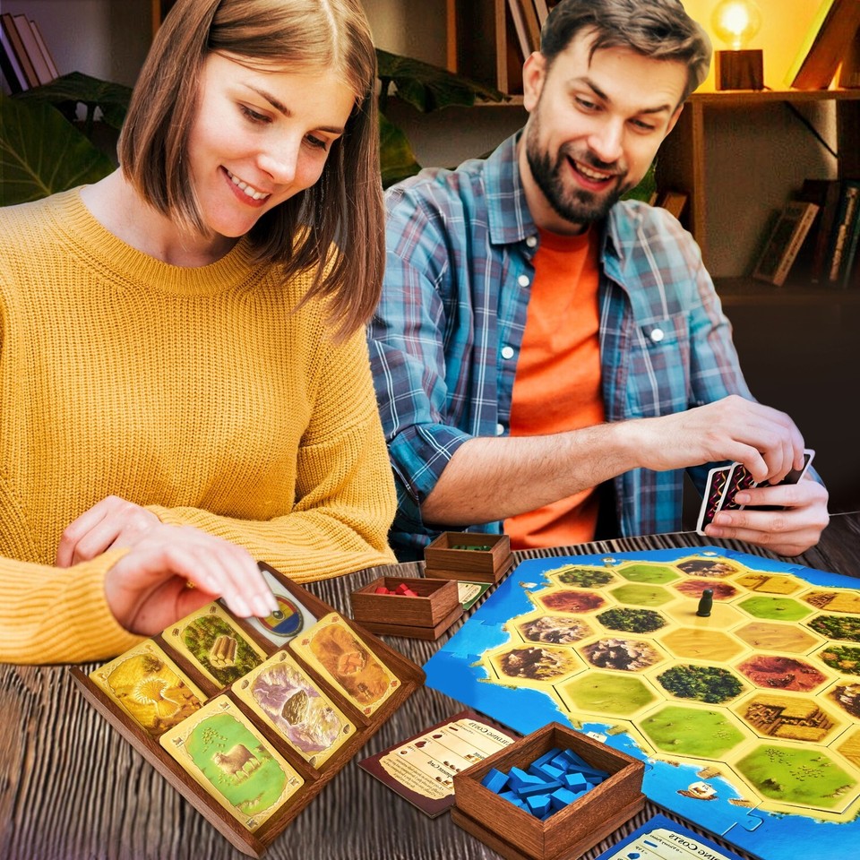 Catan Organizer And Storage Board Game Card Box Catan Accessories Catan organizer and storage board game card box catan accessories