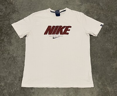 Men s Nike Futbol Logo Oregon Short Sleeve T-Shirt Adult Size Large