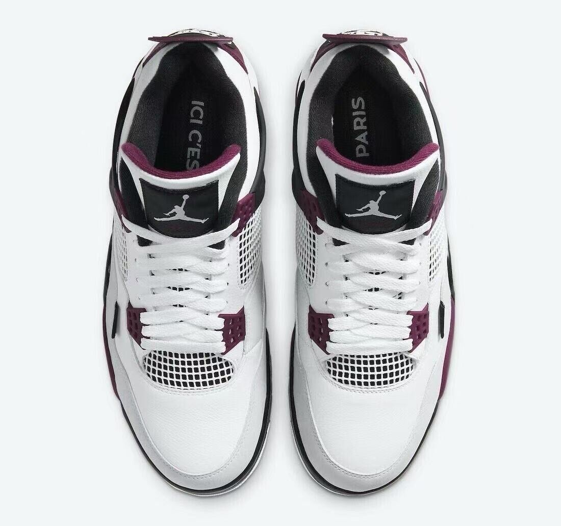 PSG 19-20 4th ジョーダンコラボ　オーセンティック Size 10.5 - Jordan 4 Retro x Paris Saint-Germain Bordeaux