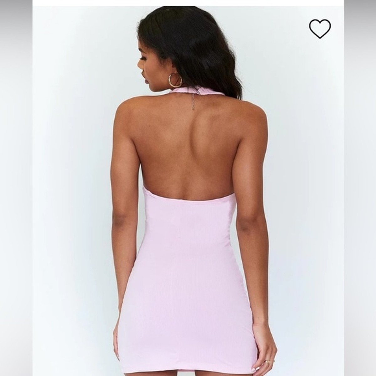PRINCESS POLLY SIZE 6 ICE QUEEN HALTER MINI DRESS BABY PINK | eBay