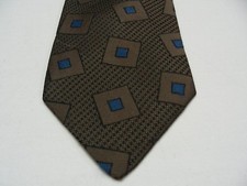 LILY DACHE - GEOMETRIC PATTERNED - VINTAGE - MADE IN USA - NECK TIE!
