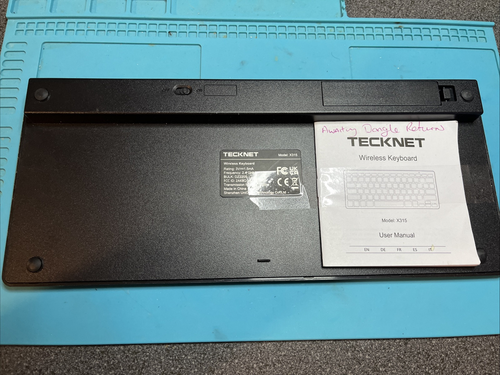 Tecknet Wireless Keyboard X315 in black - Picture 4 of 5