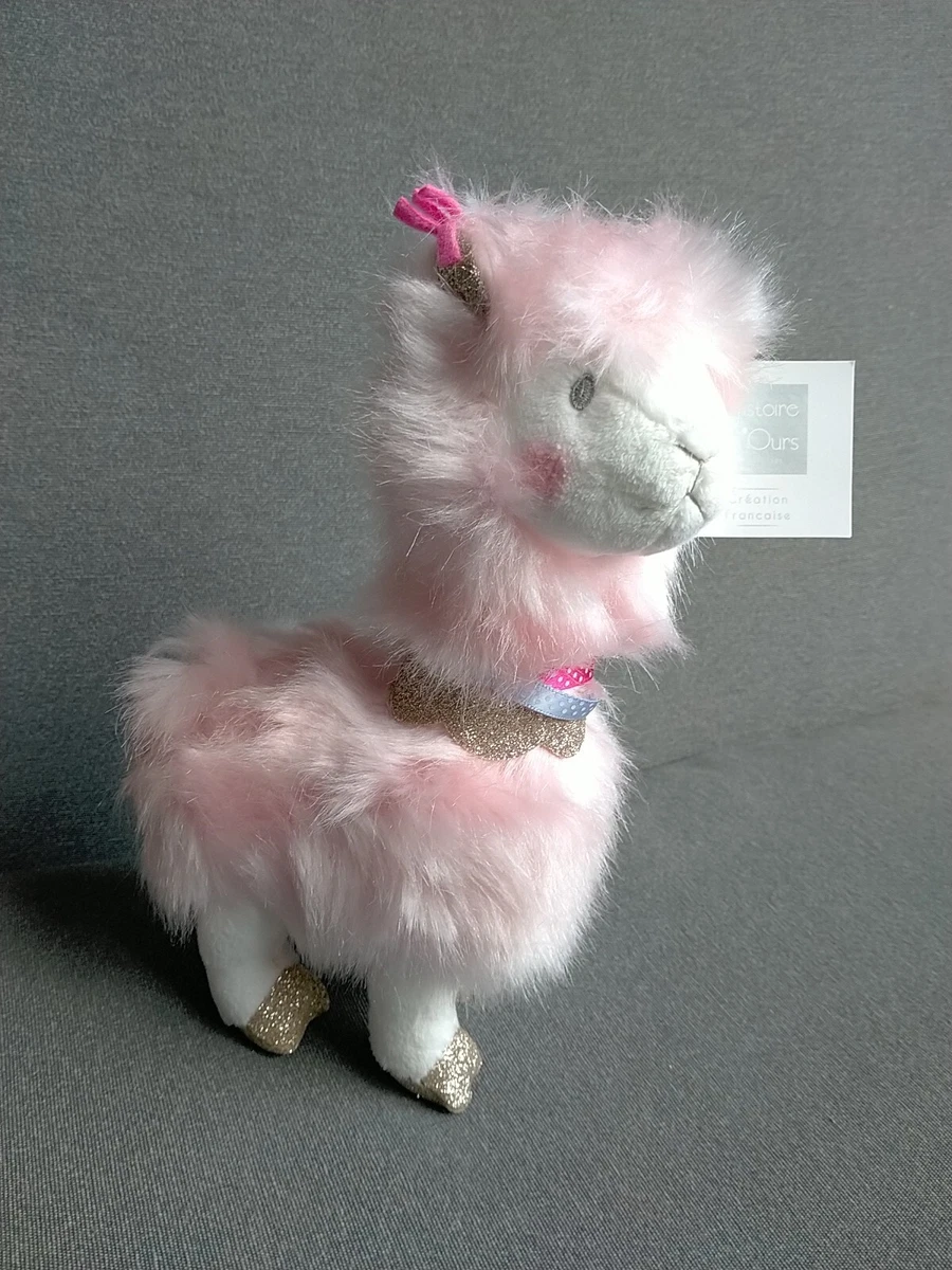 Peluche on sale lama rose