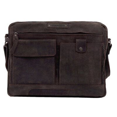 Greenburry Vintage Revival 1963-22 Leder Messenger Notebooktasche Umhängetasche