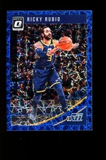 2018 Donruss Optic Blue Velocity #53 Ricky Rubio Utah Jazz