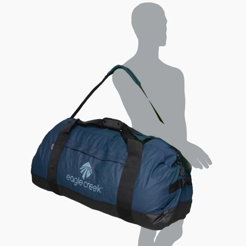 Bolso grande de lona Eagle Creek, No importa qué grande 110 L - azul pizarra Foto 3 de 4