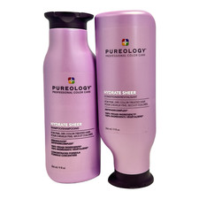 Pureology Hydrate Sheer Shampoo  Conditioner- Fine, Dry, Color-Treated Hair 9oz