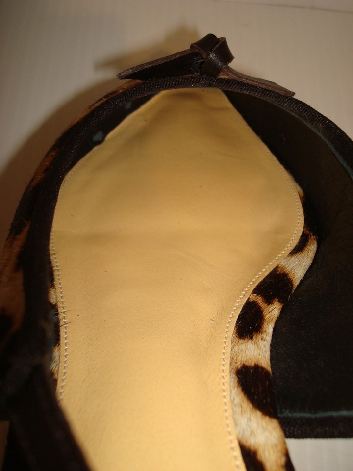 EUC Alexandre Birman Clarita Pointy Toe Ballet Flat Leopard Sz 9 / 39 ...