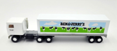 Ertl Ben And Jerry's Ice Cream Tractor Trailer Metal & Plastic 1:64 Vintage