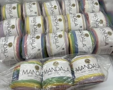 Lion Brand Mandala Yarn "Neverland" 18 Skeins #1092