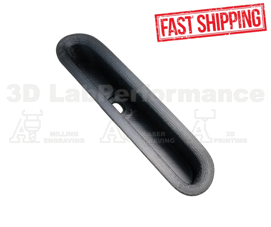 Bisel de manija de puerta interior lateral del pasajero para Mazda RX-7 1984-1985 - negro Foto 3 de 3