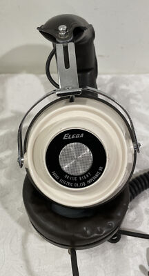 Elega Fujiki Electrical Co Vintage Headphones DR-111C | eBay