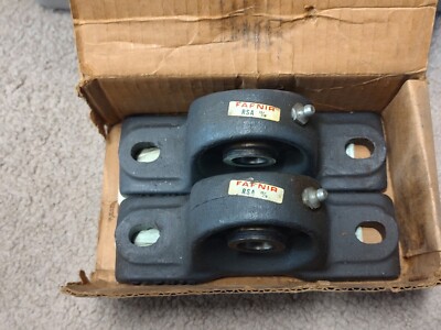 Open Box Lot Of Two, 2, Pair Of FAFNIR RSA RAK 13/16'' PILLOW BLOCK BEARING