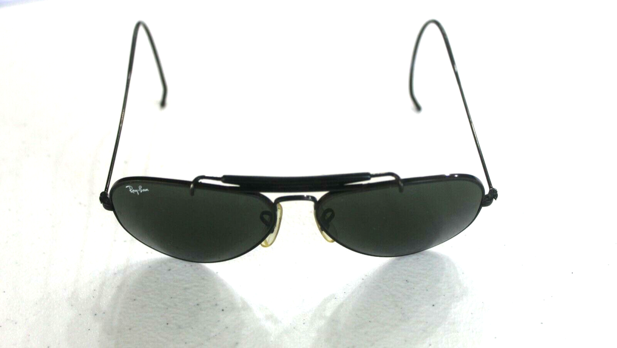 1960s VINTAGE 58[]14mm B&L RAY BAN WRAP-AROUNDS AVIATOR