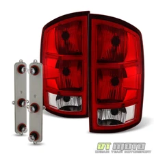 2002-2006 Dodge Ram 1500 2500 3500 Pickup Tail Lights Brake Lamps+Circuit Board