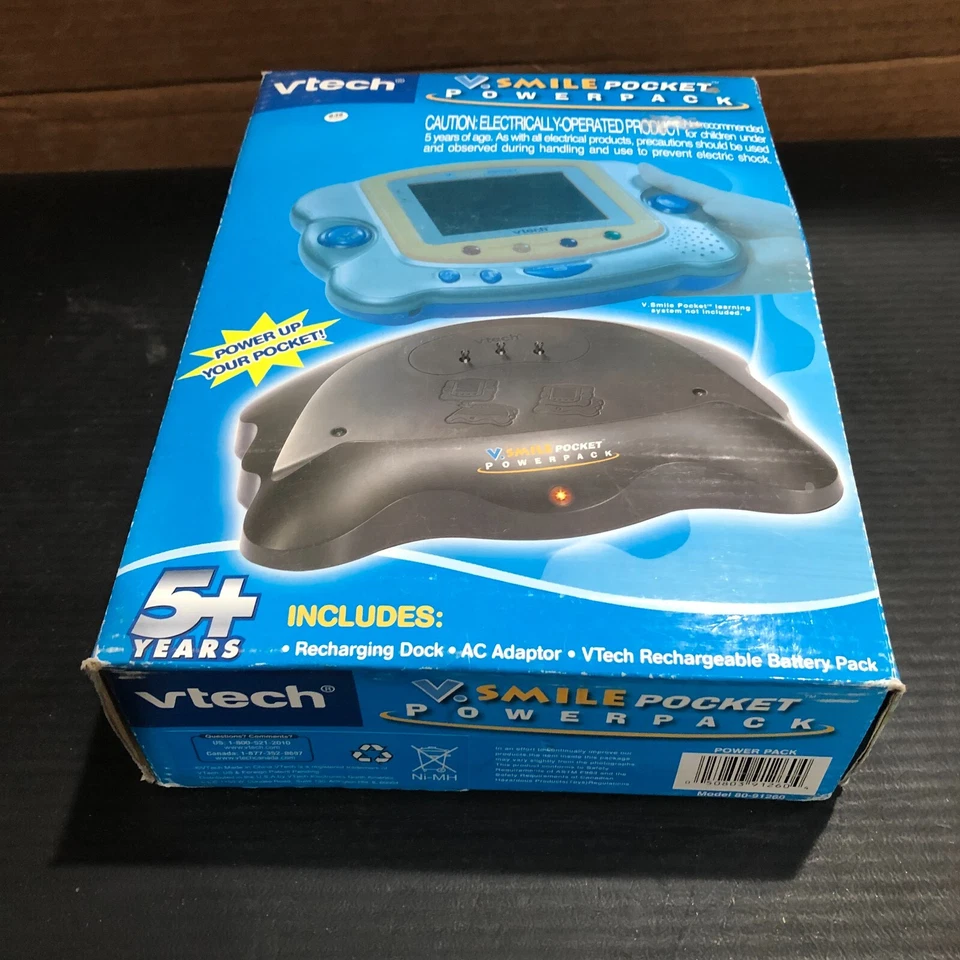 V-Tech V.Smile Pocket PowerPack Charging Station V Smile Power Pack, NEW  - Image 4 of 4